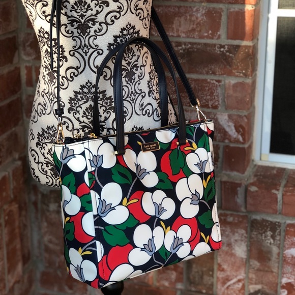 Kate Spade Dawn Breezy Floral Medium Satchel - Picture 2 of 8